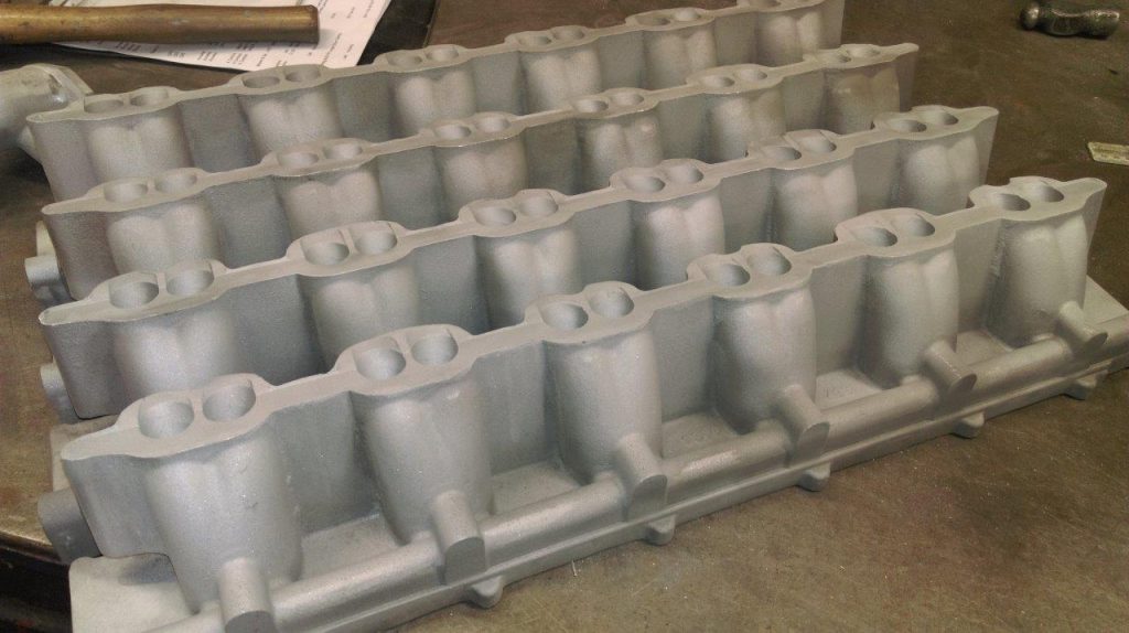 Slide throttle castings